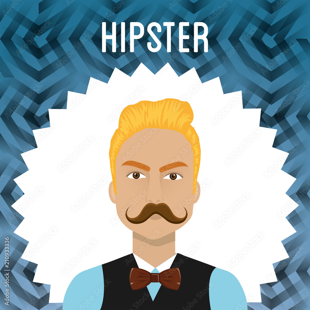 man style hipster character vector illustration design man style hipster character vector illustration design