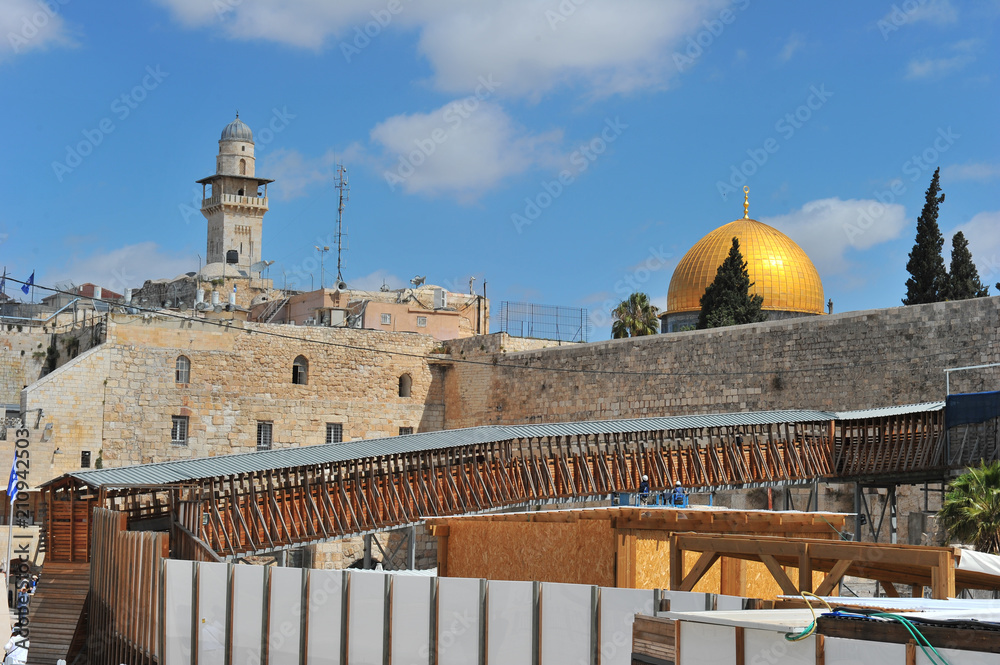 The Western Wall and Temple Mount in Jerusalem