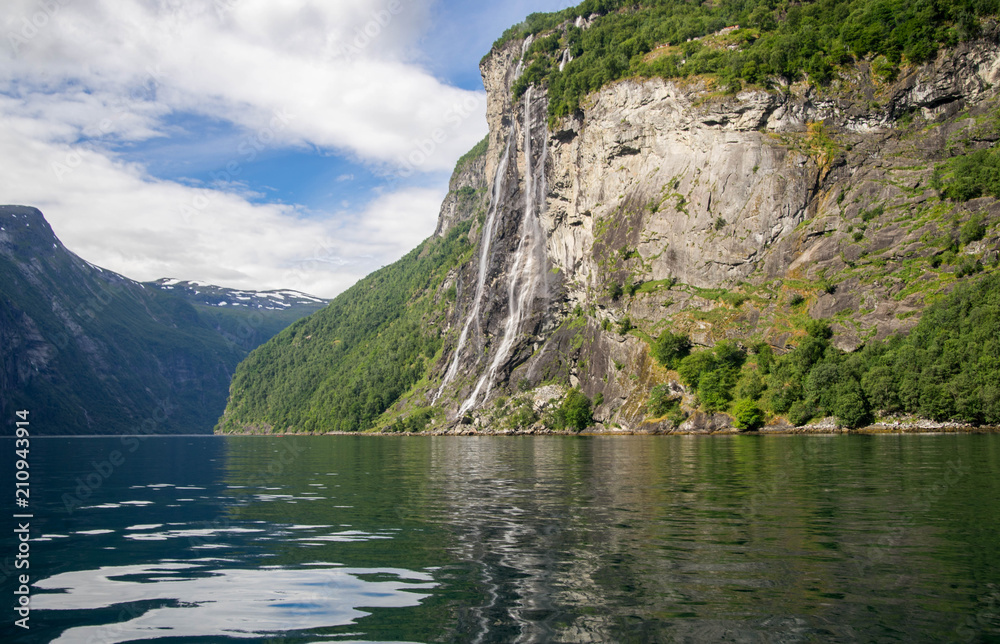 Dramatic fjord landscape in Norway