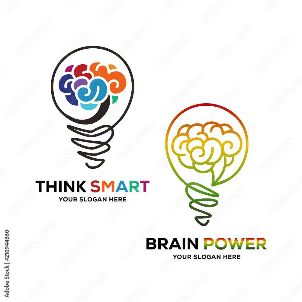 Brain Logo Template Design Vector Brain Logo Template Design Vector