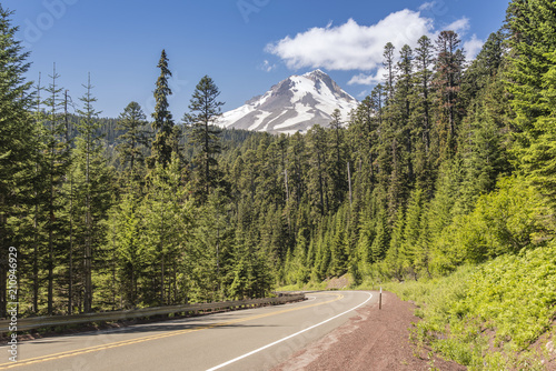 Mt. Hood wilderness and Hwy-26 Oregon state.