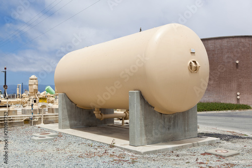 Aboveground Storage Tank at a Wastewater Treatment Plant
