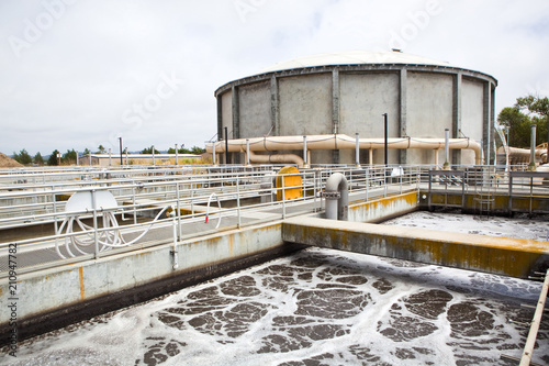 Wastewater Treatment Aeration Basins