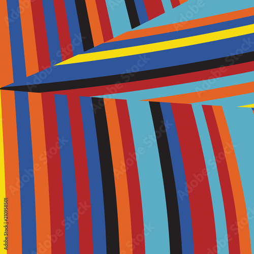 Fototapeta Naklejka Na Ścianę i Meble -  5165235 Zebra Pop Abstract Stripe Pattern
