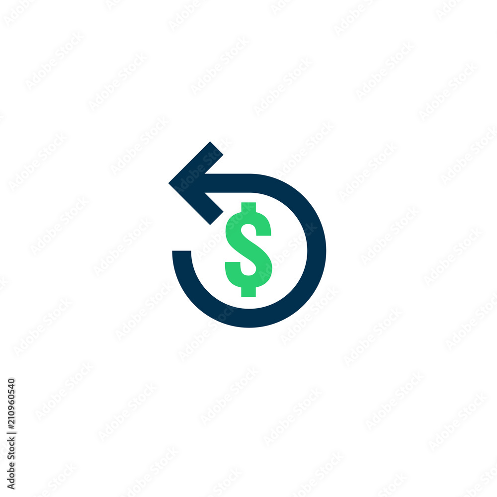 Refund money icon. Chargeback contour sign. quick fund cash back symbol. Currency exchange refinance. Return on investment. stock market business. Vector line illustration. Refund money icon. Chargeback contour sign. quick fund cash back symbol. Currency exchange refinance. Return on investment. stock market business. Vector line illustration.