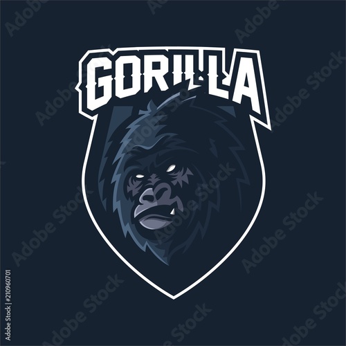 kingkong/gorilla/ape esport gaming mascot logo template