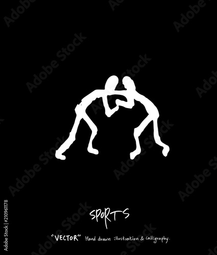 스포츠 포스터 / 손으로 그린 스포츠 그림