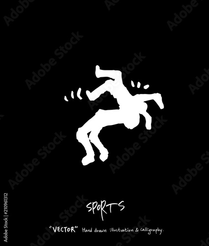스포츠 포스터 / 손으로 그린 스포츠 그림