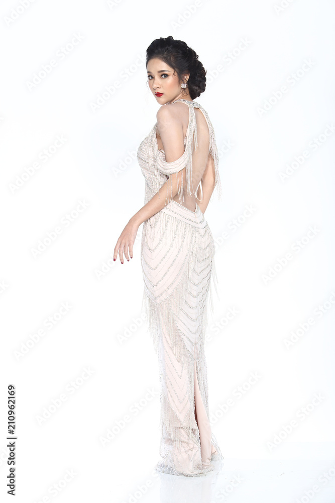 Miss Pageant Contest in Evening Ball Gown long ball dress with Diamond Crown, fashion make up hair style Miss Pageant Contest in Evening Ball Gown long ball dress with Diamond Crown, fashion make up hair style