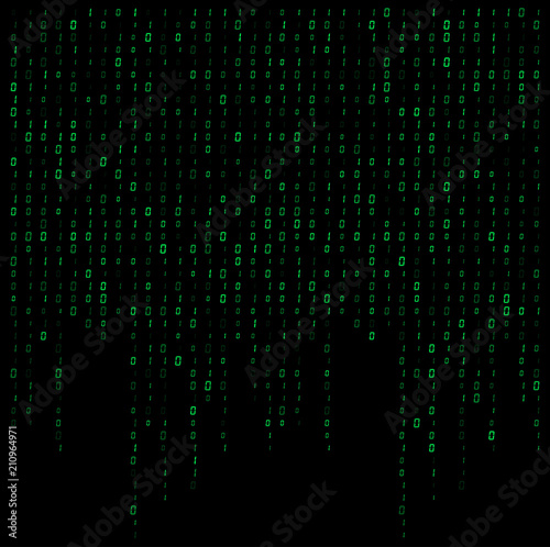 binary code stream background data vector design