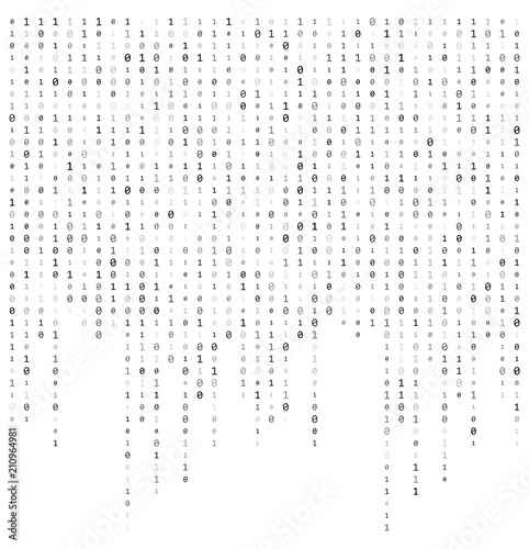 binary code stream background data vector design