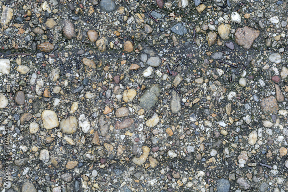 Pebble stone cement natural adged texture background Pebble stone cement natural adged texture background