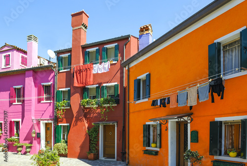 The colors of the Burano islnd