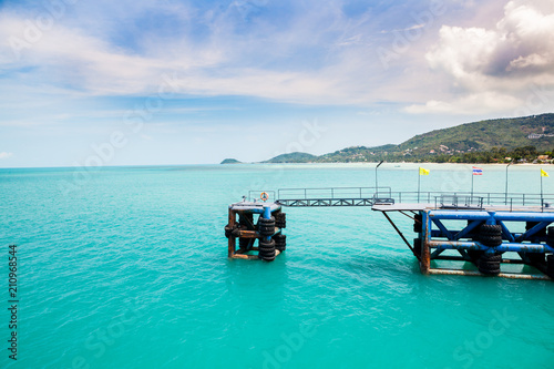 View on the ferry to Koh Samui. photo