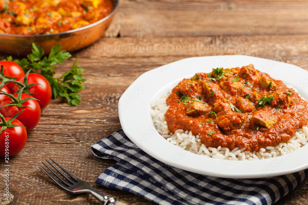 Traditional Indian and Pakistani cuisine. Tikka masala. Traditional Indian and Pakistani cuisine. Tikka masala.