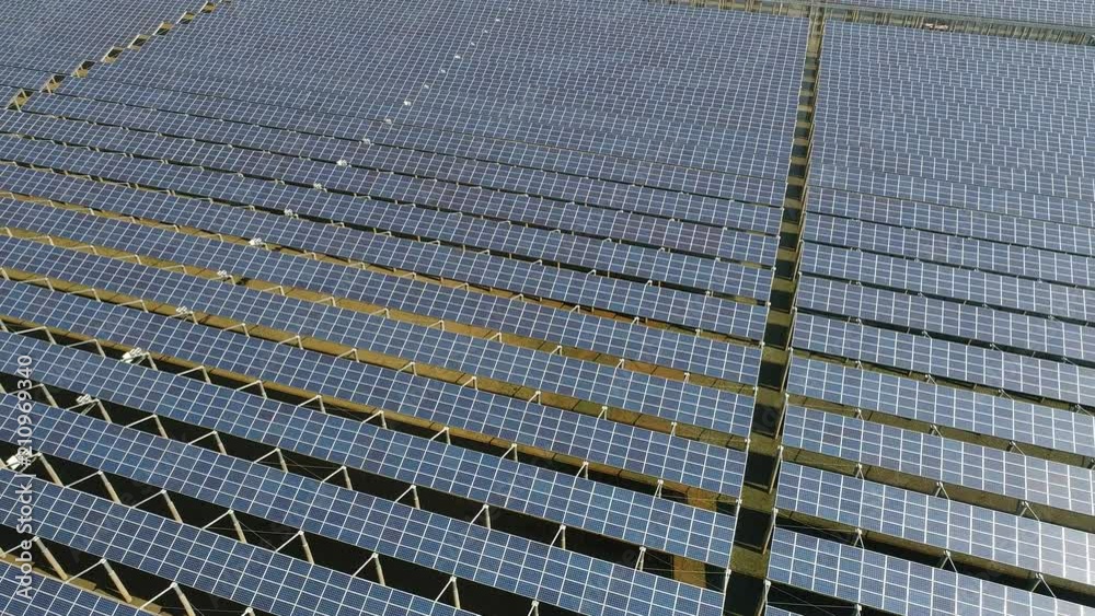 aerial video of solar energy generating station aerial video of solar energy generating station