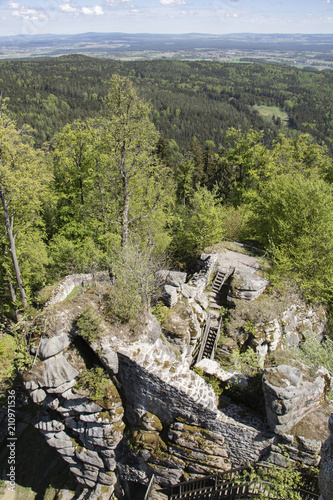 Blick von der Burgruine Weißenstein photo