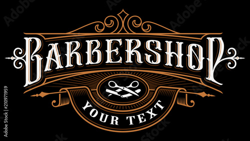 Barbershop logo design.