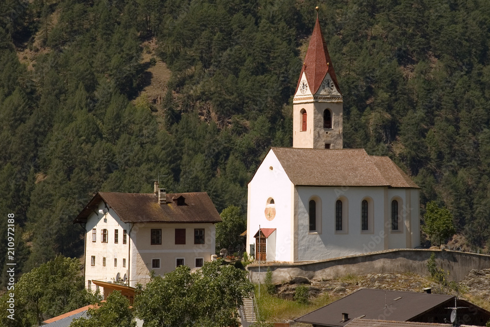 Pfarrkirche St. Katharina in Katharinaberg im Schnalstal in Südtirol