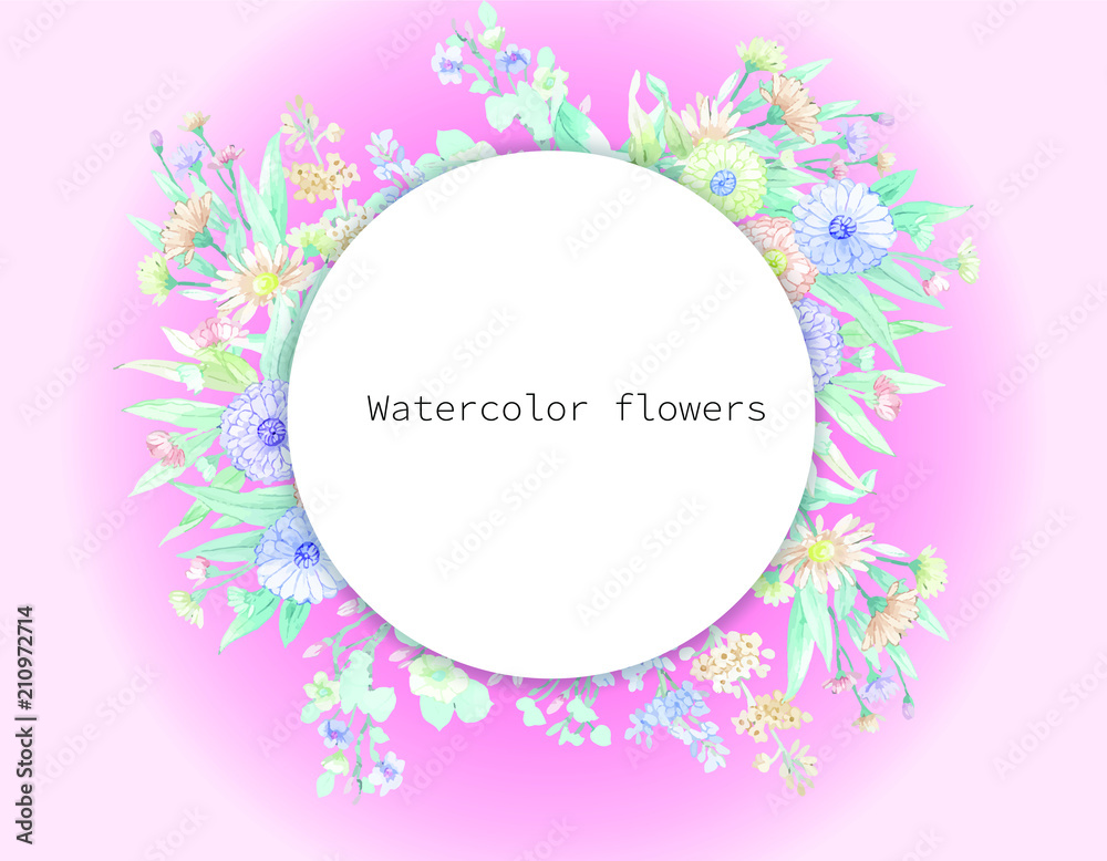 Elegant colorful flower Elegant colorful flower