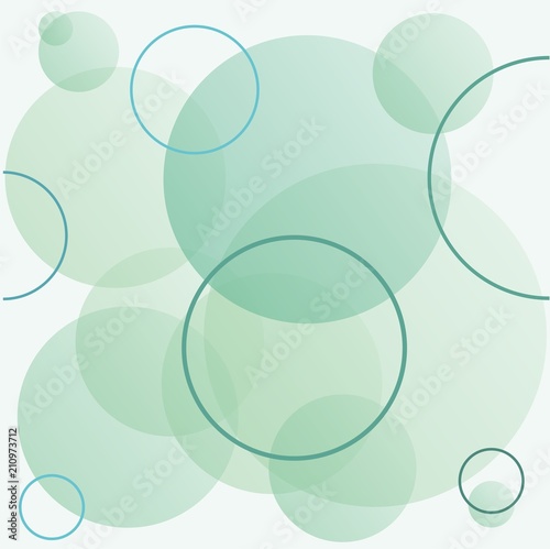 original and unusual background with transparent circles