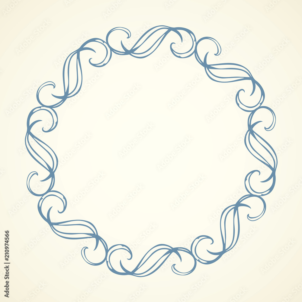 Vignette. Vector drawing Vignette. Vector drawing