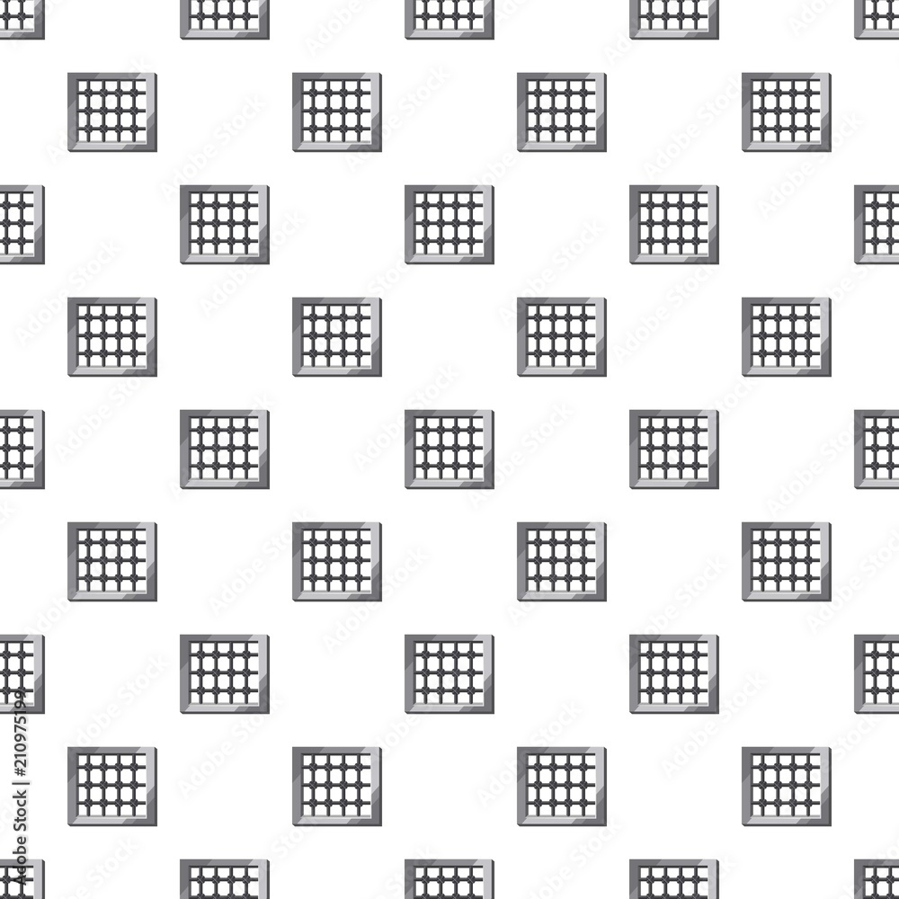 Prison pattern seamless repeat in cartoon style vector illustration Prison pattern seamless repeat in cartoon style vector illustration