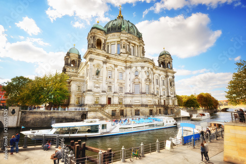 Berlin Cathedral, Berliner Dom, on the Spree River, Germany