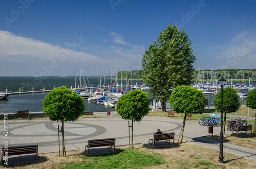 MARINA - Yachts moored to the quay of the port in Kamien Pomorski photo