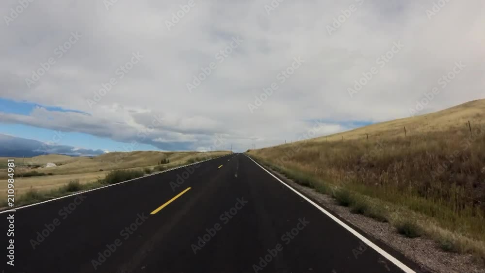 Time Lapse Travelling Along Highway in Billings Time Lapse Travelling Along Highway in Billings