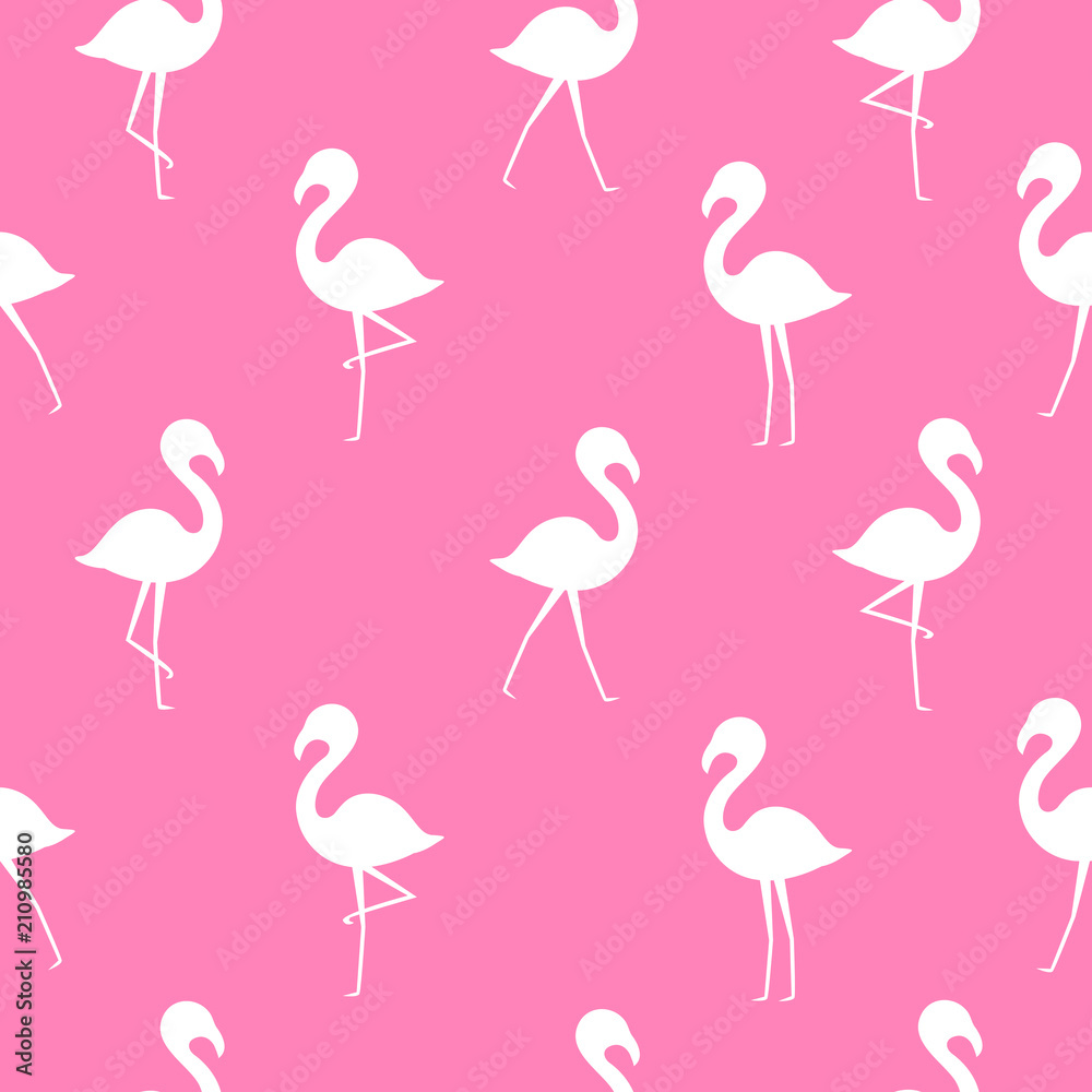 Obraz premium Flamingo seamless pattern