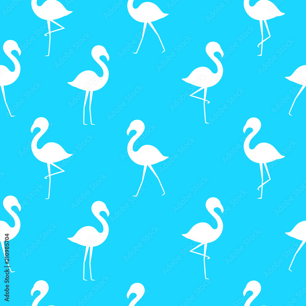 Obraz premium Flamingo seamless pattern