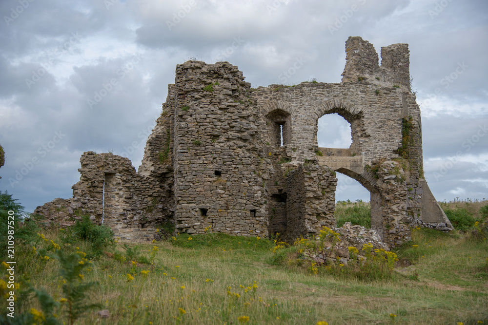 Pennard Castle Gower Peninsula Wales 
