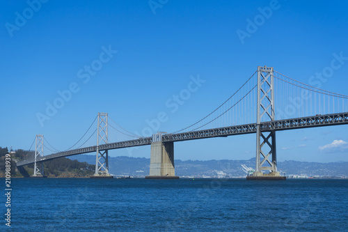 Bay Bridge over San Francisco Bay, San Francisco, California, USA