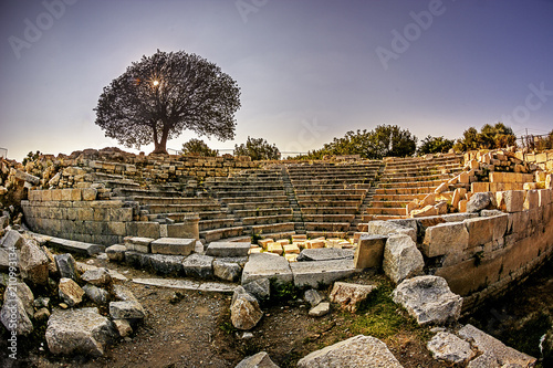 Teos ancient city,seferihisar,sigacik,Izmir,Turkey photo