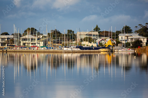 The goolwa regatta yacht club on the lower river murray at goolwa south australia on 5th June 2018