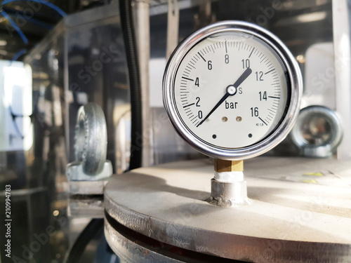 Manômetro analogico de 0 a 16 Bar