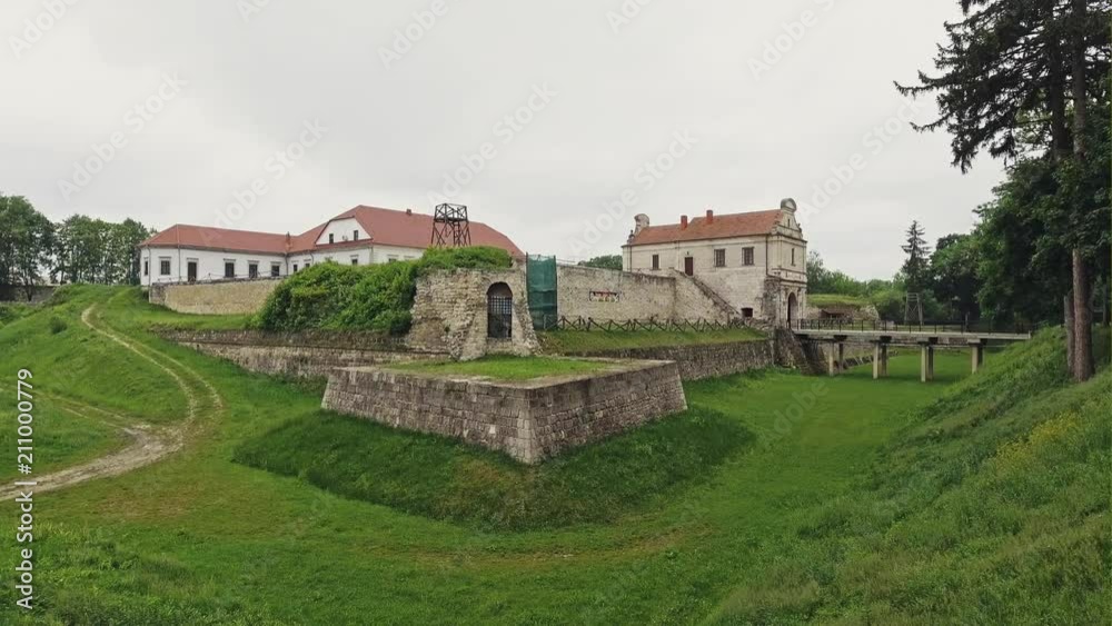 Beautiful castle stone walls and buildings Beautiful castle stone walls and buildings