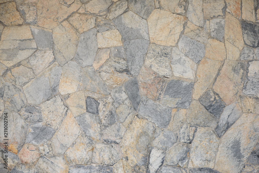 Stones come together The wall is background. Stones come together The wall is background.