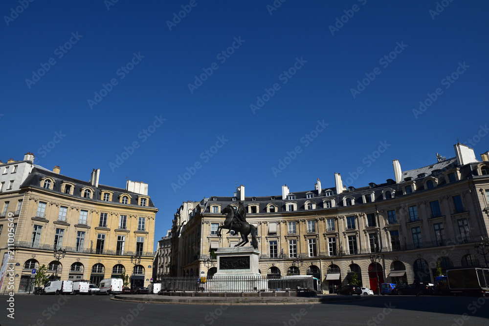 Place des Victoires à Paris, France