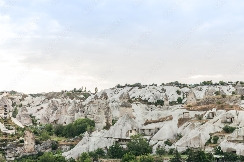 Fototapeta premium beautiful landscape in famous goreme national park, cappadocia, turkey