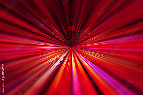 Red converging lines background