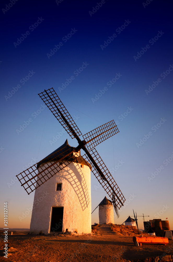 Consuegra is a litle town in the Spanish region of Castilla-La Mancha, famous due to its historical windmills, Caballero del verdegaban is the windmill's name