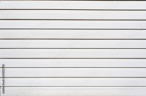 Canvas Print white plastic siding panels for texture background