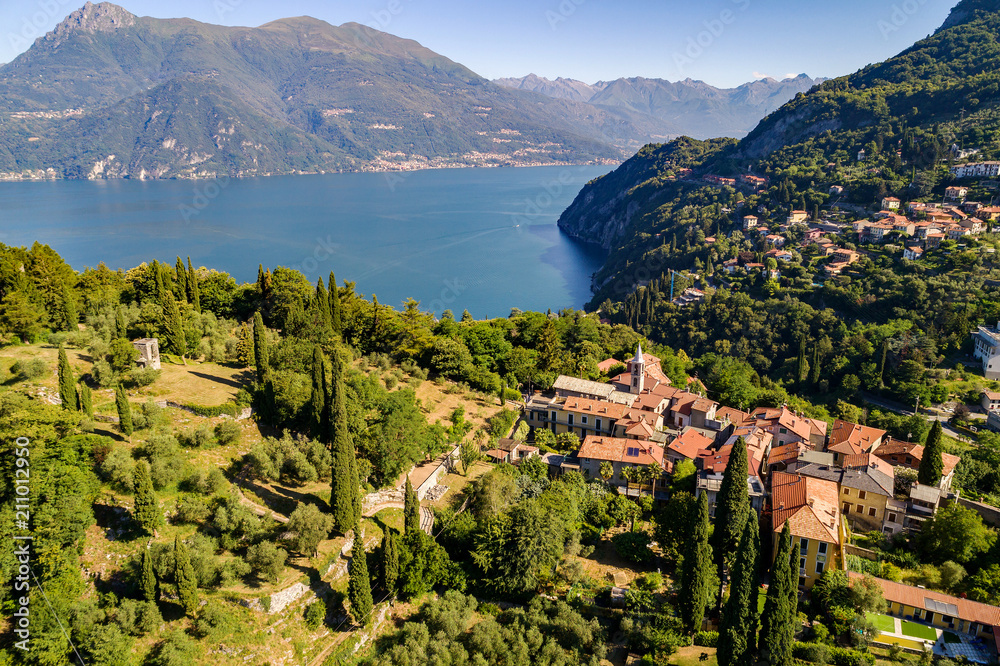 Vezio - Varenna - Lago di Como (IT) - Vista aerea