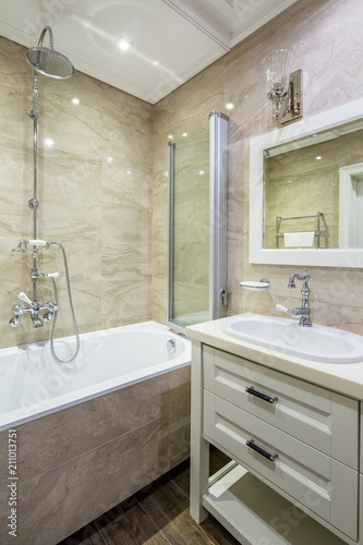 Bathroom in classic style