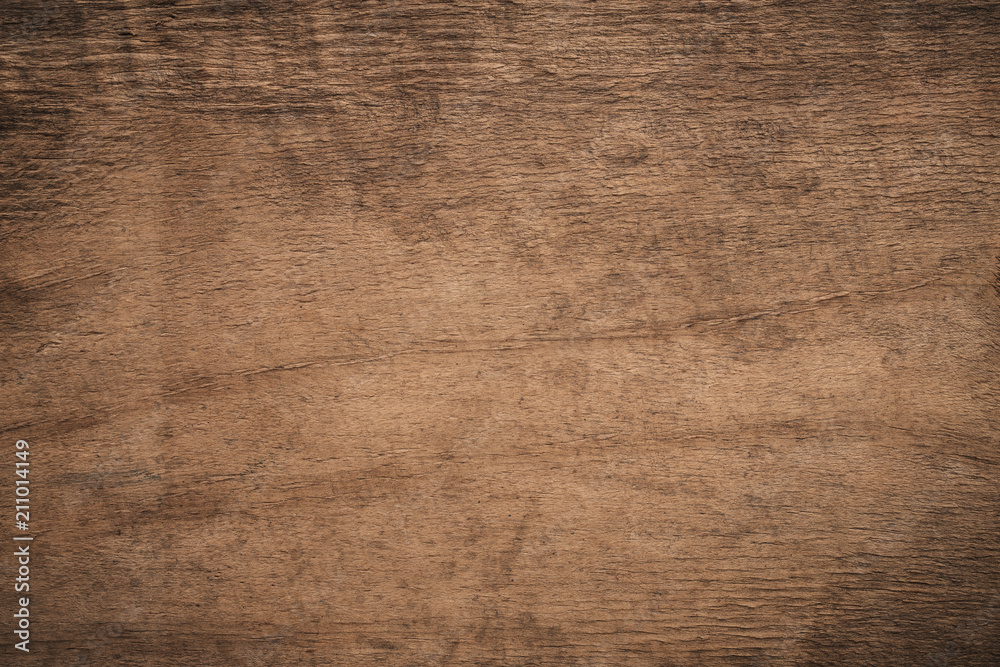 Fototapeta premium Old grunge dark textured wooden background,The surface of the old brown wood texture,top view brown wood paneling