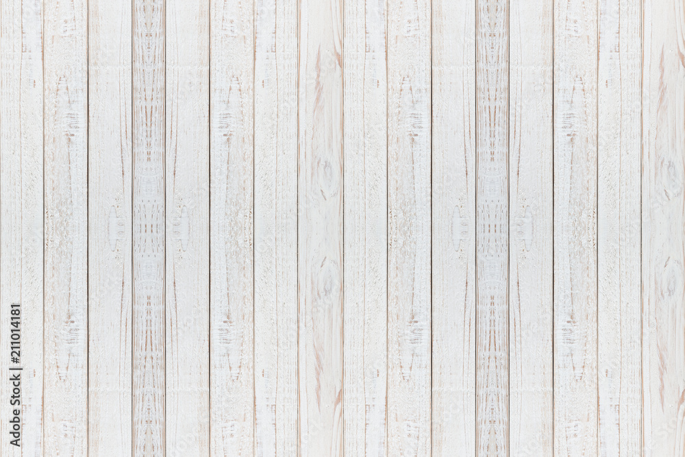 white natural wood wall texture and background,Empty surface white wooden for design,Top view white table and copy space