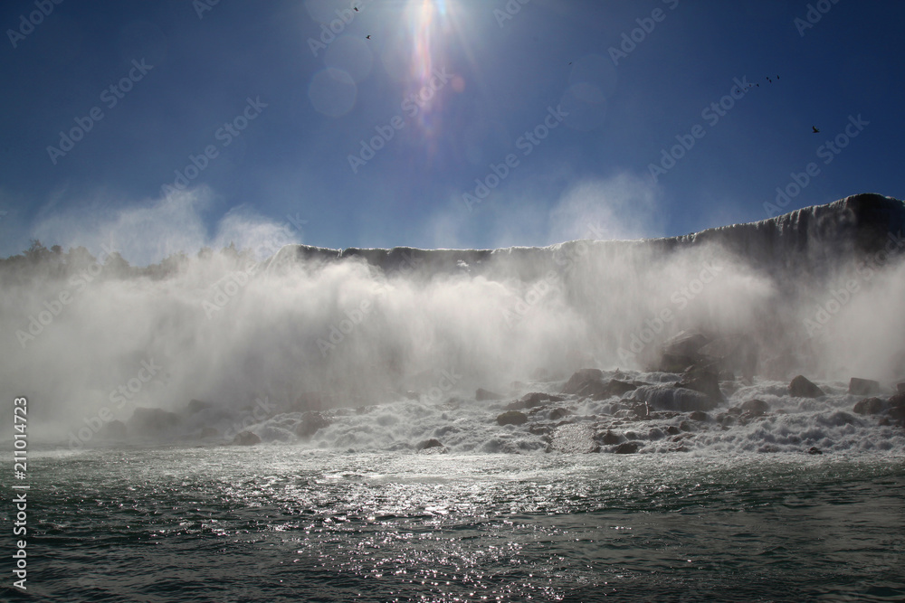Obraz premium Landscape Niagara falls New York, USA