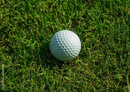 golf ball game on green gass field 